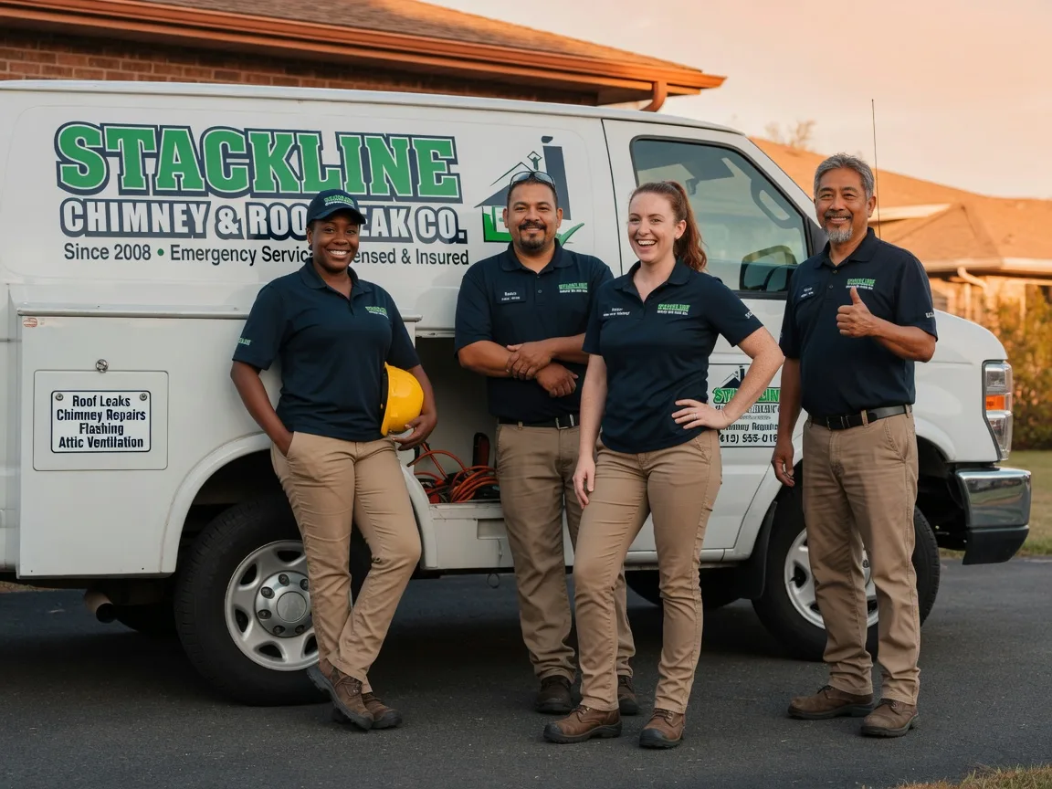 Chimney flashing repair company in Evadale, TX